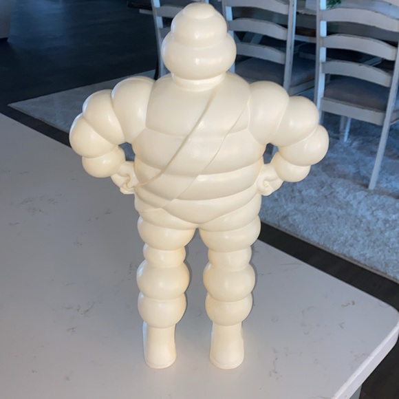 Vintage 1981 Michelin Man Bibendum Plastic Doll 12.5 inches tall Made in France. - Picture 2 of 4